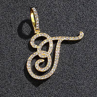 Hip hop accessories grass letter pendant melon seed buckle Cuban chain accessory