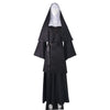 Halloween TheNun Ghost Sister cosplay costume, black horror nun costume, priest cosplay costume