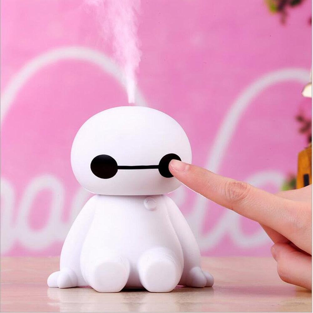 Baymax USB Aroma Diffuser – 200ML Ultrasonic Humidifier with Essential Oil Function