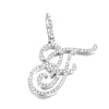 Hip hop accessories grass letter pendant melon seed buckle Cuban chain accessory
