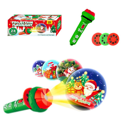 Christmas Projection Flashlight Toy – Luminous Holiday Light for Kids & Festive Fun