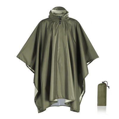 Unisex Waterproof Hooded Rain Coat/Poncho – Lightweight Outdoor Shell for Hiking, Fishing & Climbing