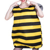 Halloween  yellow and black stripes sleeveless insect cute bee COS costume