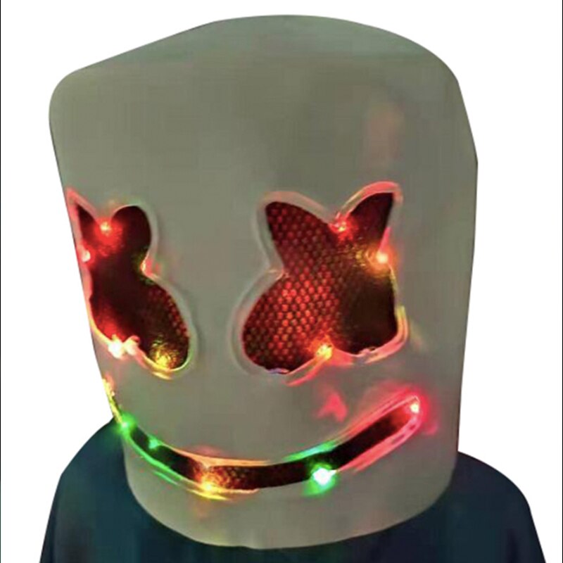 Cosplay Masker Party Carnaval Night Cosplay accessoire Anime Comic Cartoon gezichtsstuk DJ Gezichtsmasker Halloween Grappig flash licht
