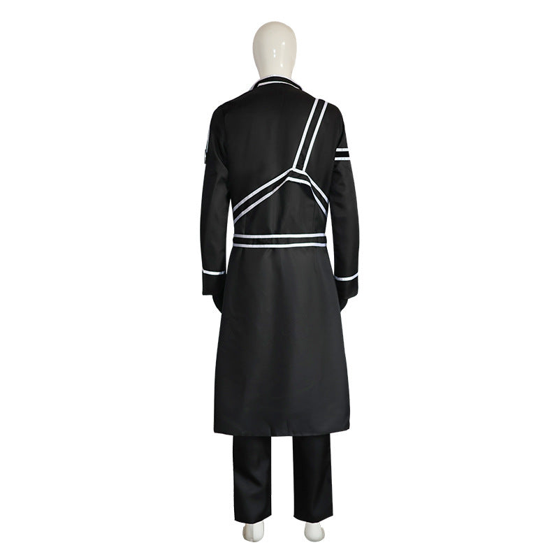 Halloween Anime Sword Art Online Kirito Cosplay Costume Adult Men Women Kirito SAO Kirigaya Kazuto Uniform Colthing Wig Set