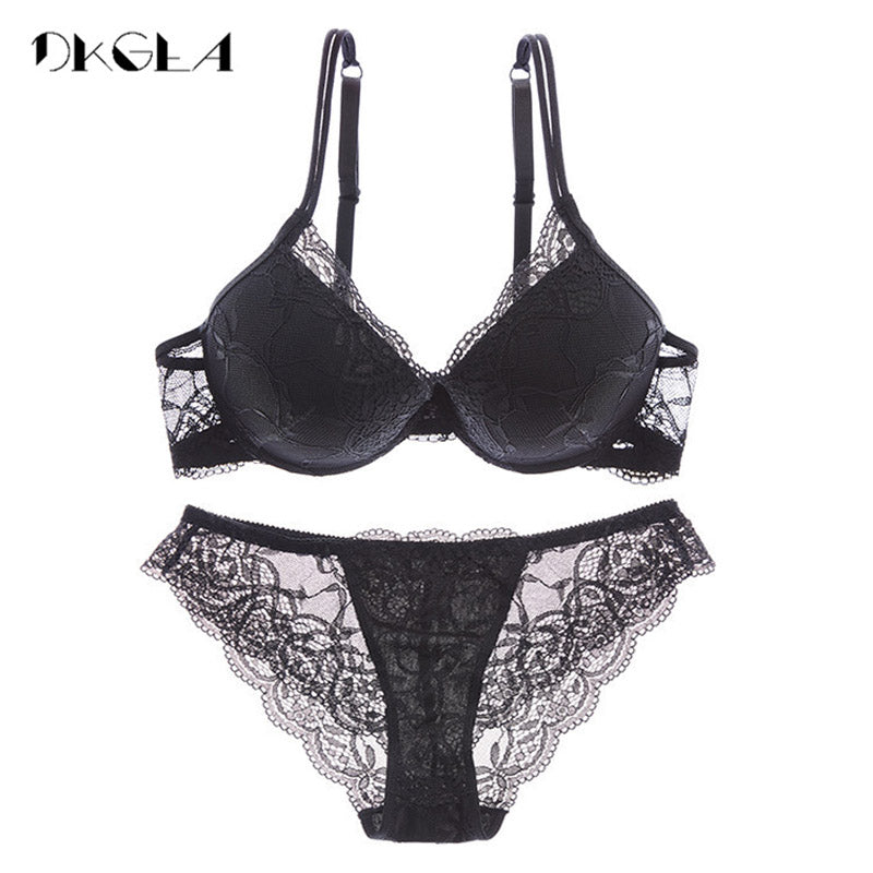 Super Gather Black Lace Lingerie Set – Lift, Lace, and Unapologetic Confidence