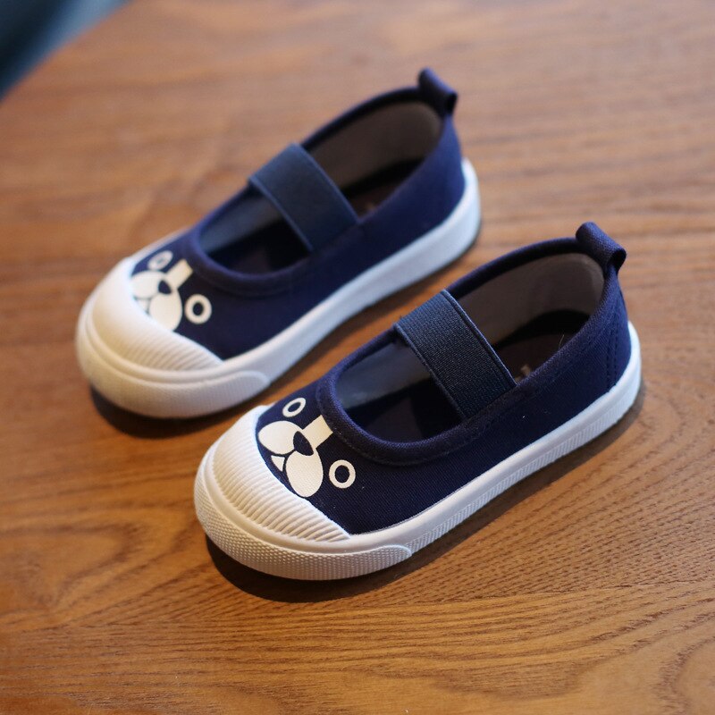 Kid’s White Canvas Shoes – Spring & Autumn Edition