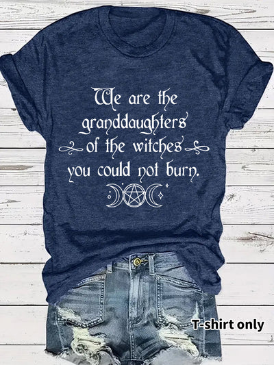 Moon Letter Printed T-Shirt