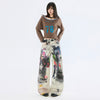 Women's Denim Pants Design Punk  Floor-Length Trousers for Men and Women