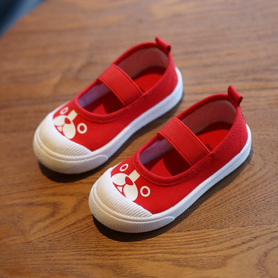 Kid’s White Canvas Shoes – Spring & Autumn Edition