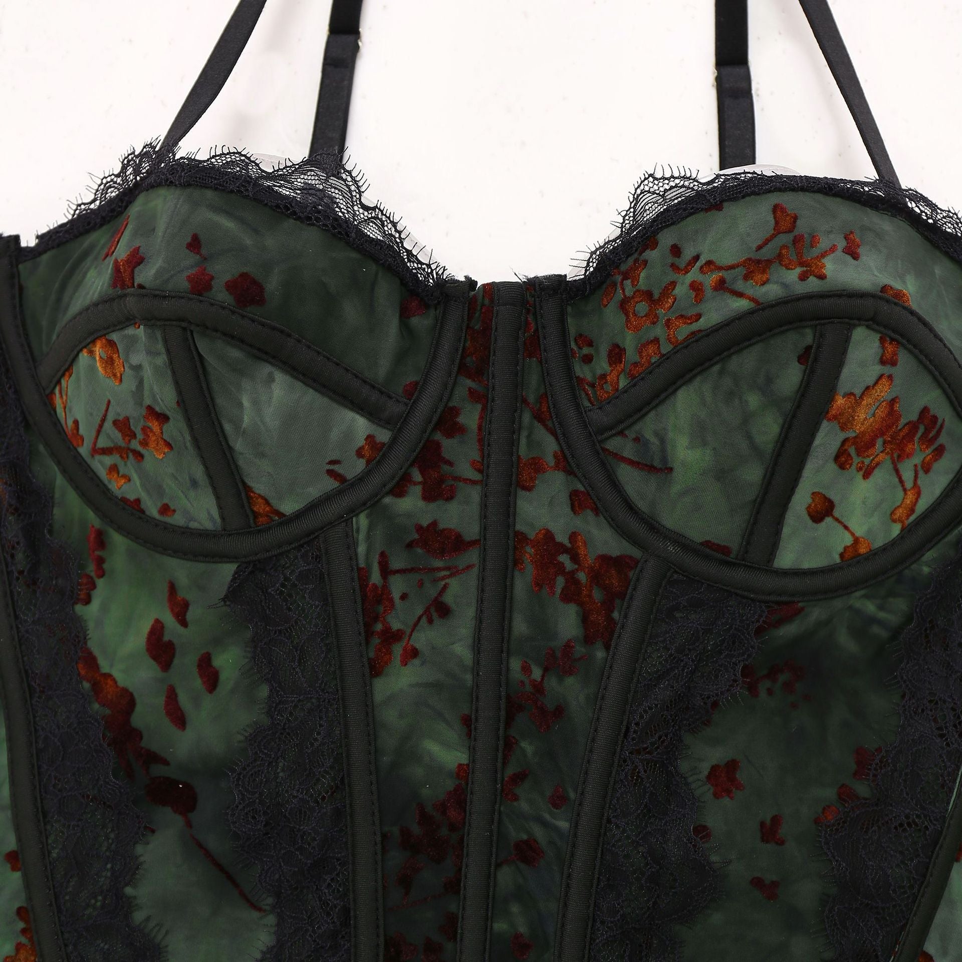 Printed Lace Camisole