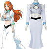 Orihime Inoue Cosplay Costume Sexy White Shirt Skirt Suit Halloween Carnival Costume