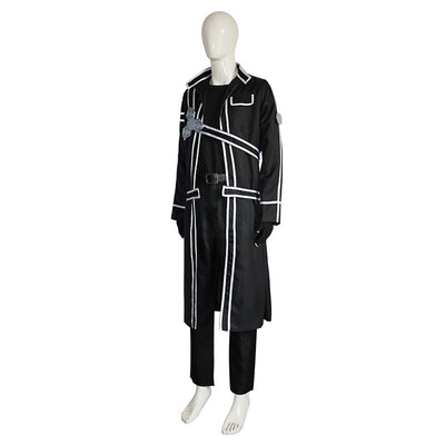 Halloween Anime Sword Art Online Kirito Cosplay Costume Adult Men Women Kirito SAO Kirigaya Kazuto Uniform Colthing Wig Set