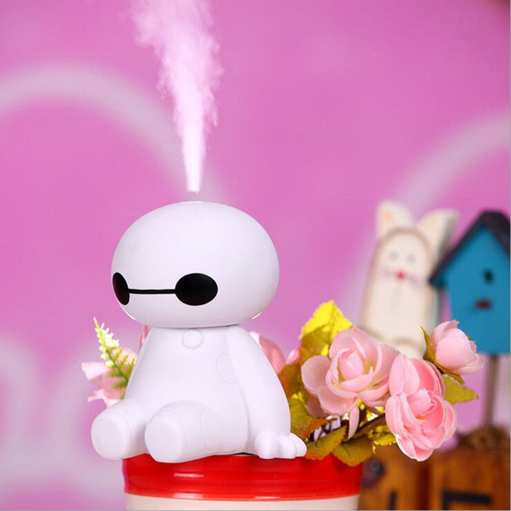 Baymax USB Aroma Diffuser – 200ML Ultrasonic Humidifier with Essential Oil Function