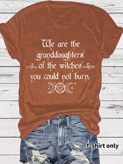 Moon Letter Printed T-Shirt