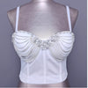 Backless Beads Rhinestones Bra  Dazzle Without Limits