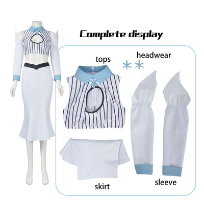 Orihime Inoue Cosplay Costume Sexy White Shirt Skirt Suit Halloween Carnival Costume