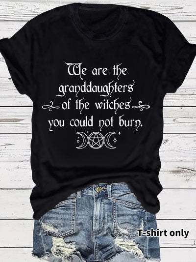 Moon Letter Printed T-Shirt