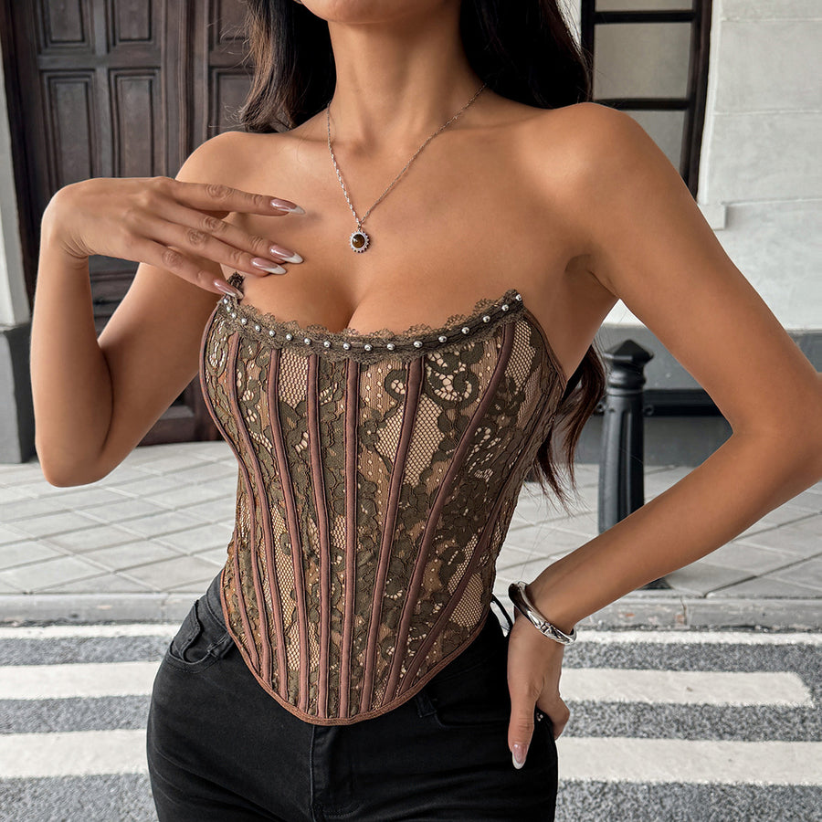 Pure Temptation Lace Wrap Top
