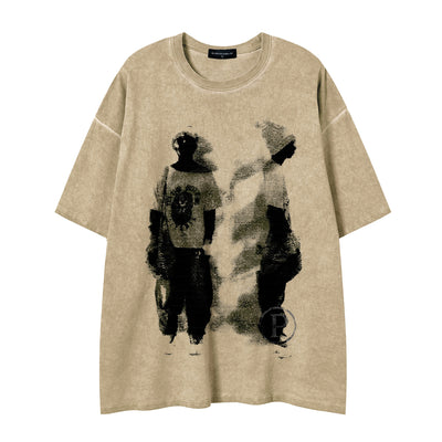Loose casual T-shirt for men and women