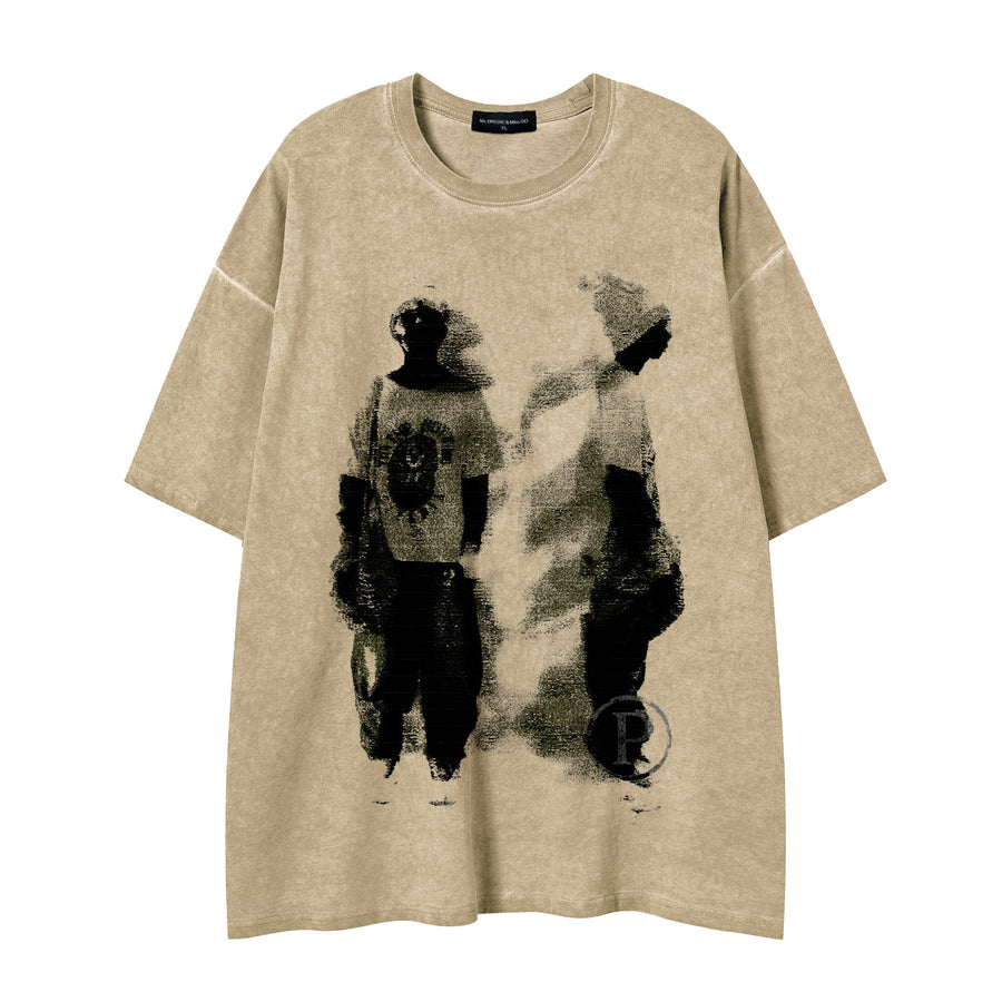 Loose casual T-shirt for men and women