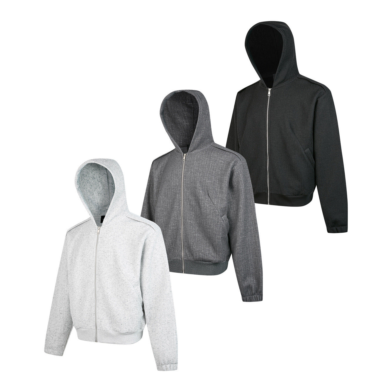 S4C Blend Hoodie Jacket – Unisex Wide Fit, Clean Layered Look