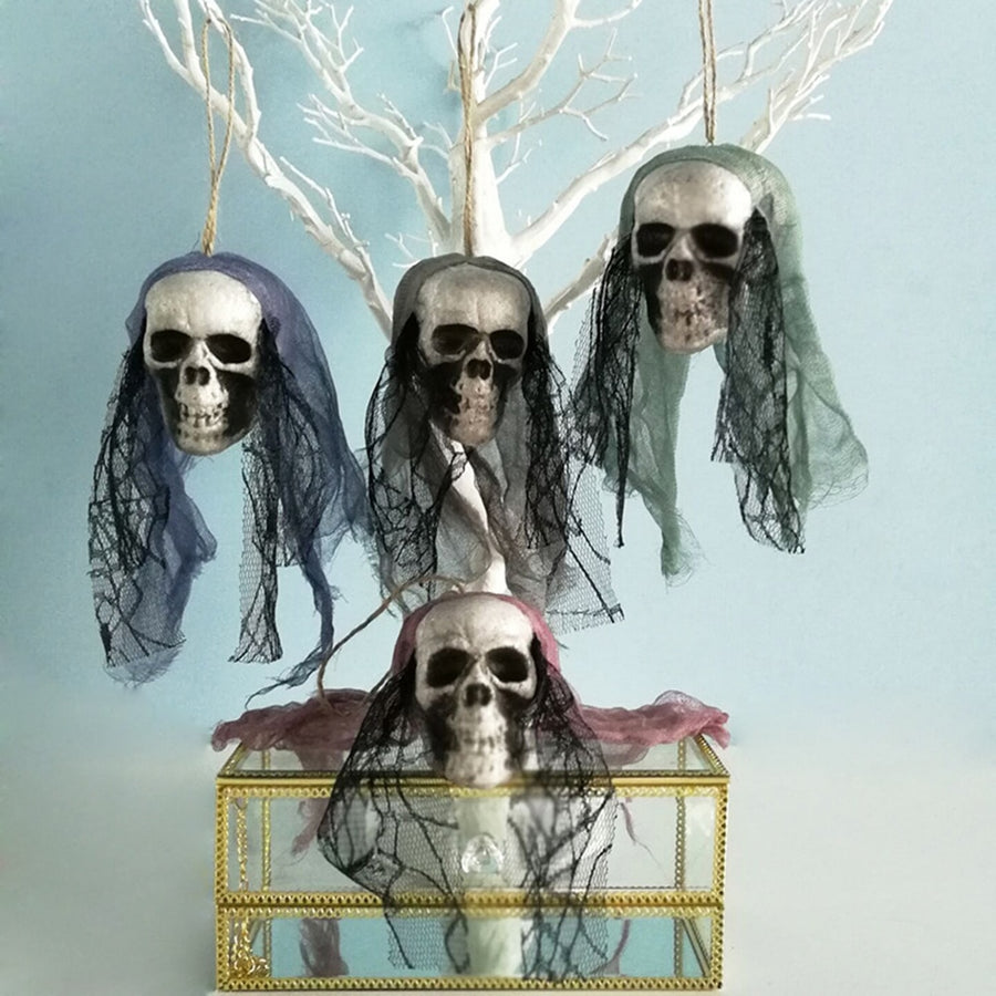 Halloween Scary Hanging Decor Pirates Corpse Skull Haunted House Bar Home Garden Decor Halloween Props Party Supplies Horror