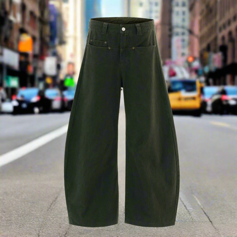 SICK4CASH® Retro High Street Long Pants – Loose Fit Statement Trousers