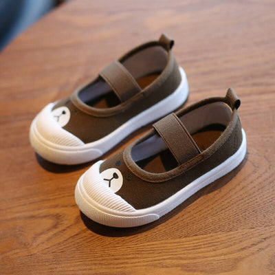 Kid’s White Canvas Shoes – Spring & Autumn Edition