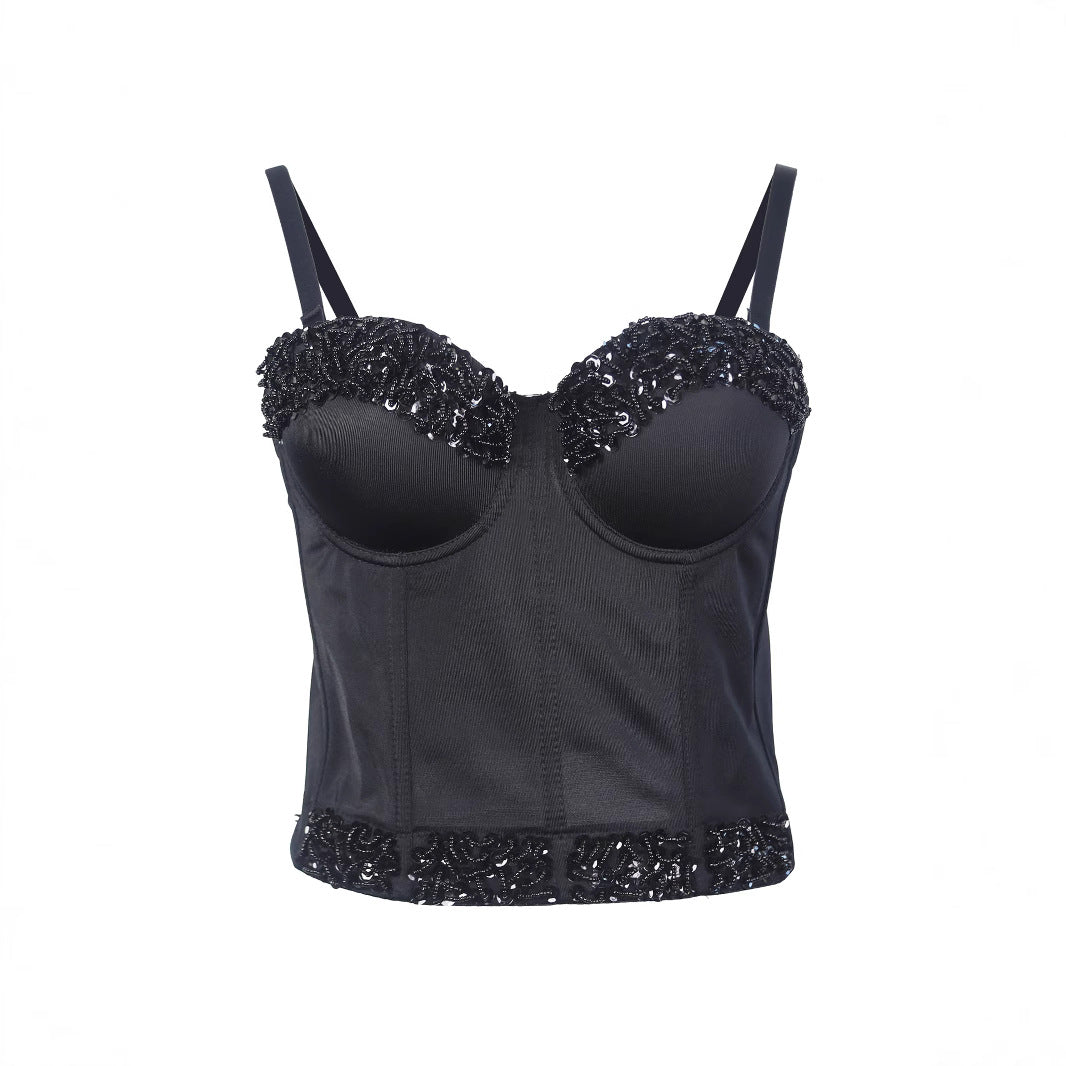 Handmade Beaded Strappy Bra – Art You Can Wear