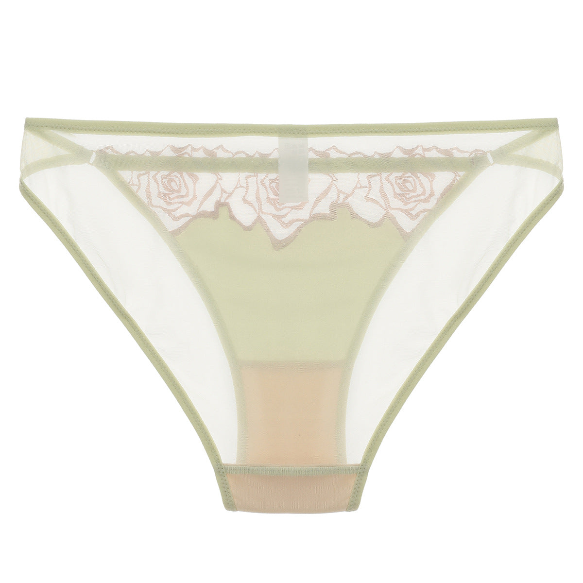 Women French Vintage Lace Panties – Rose Embroidery Elegance