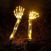 Halloween Ghost Hand Floor Lamp Led Copper Wire Light String Luminous Skull Hand Ghost Festival Layout Props