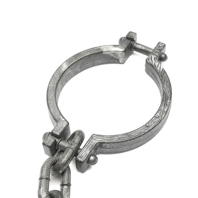 Halloween Props Chain Handcuffs Cosplay Prisoners Dress Up Handcuff Wrist Shackles Tooks Costume Party Trick Props Supplies
