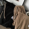 Velvet Casual Trousers for Women High Waist Drawstring Cuffed Harem Long Pants