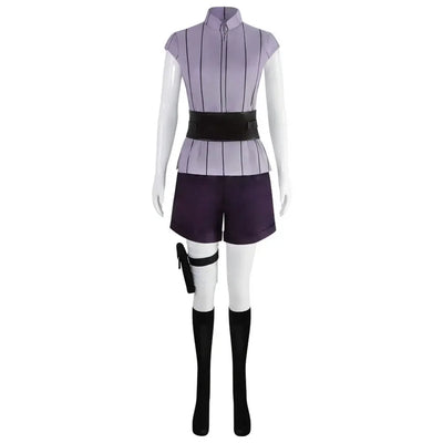Hyuga Hinata Cosplay Costume Wig Women Outfits Halloween Carnival Party Suit Hyuuga Ninja Cosplayer Purple Long Cute Wig