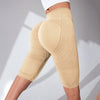 S4C Seamless Butt-Lifting Fitness Pants with Tummy Control and High Waist Peach Bottom Yoga Shorts