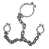 Halloween Props Chain Handcuffs Cosplay Prisoners Dress Up Handcuff Wrist Shackles Tooks Costume Party Trick Props Supplies