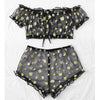 Floral Off Shoulder 2Pcs Sets