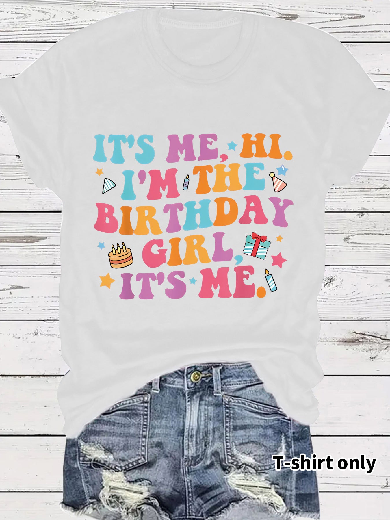 Happy Birthday to Myself – Alphabet Tee
