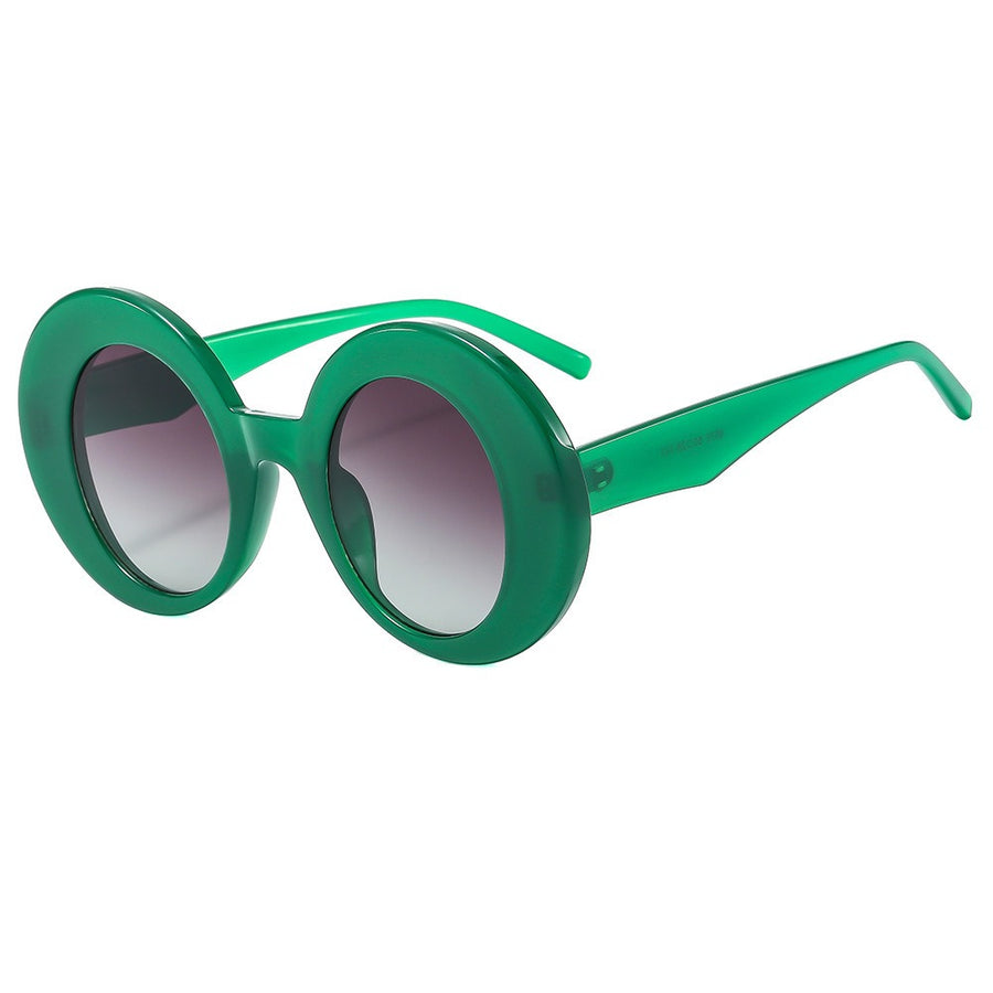 New Fashion Large Frame Round Sunglasses for Men and Women