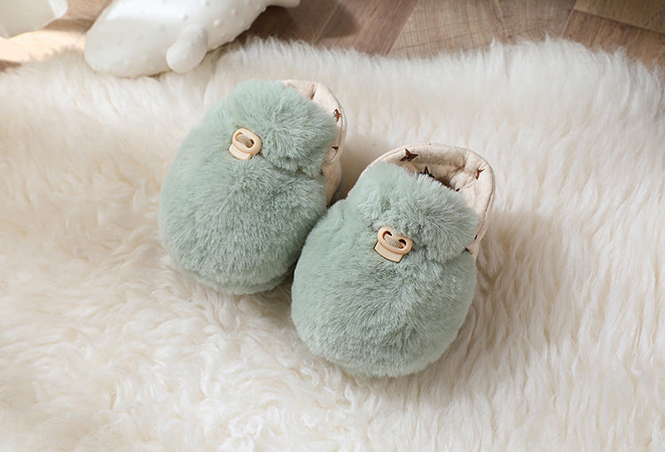 Warm Fur Baby Step Shoes – Plush Winter Footwear for Newborns & Toddlers