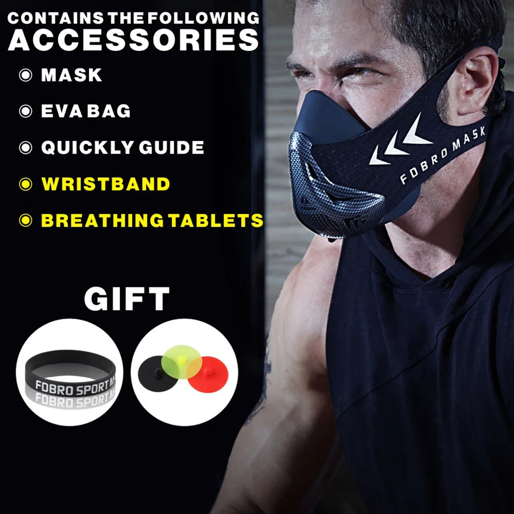 S4C Mask Training Fitness Gym Workout Cycling Elevation High Altitude Training Conditioning Sport Masks 3.0