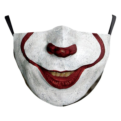 Halloween Horrible Killers Pennywise Jason Voorhees Michael Myers Leatherface Cosplay Face Mask Adult Kids Dustproof Scary Masks