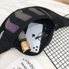S4C Chest Bag for Men Waist Bag Canvas Male Street Reflective Crossbody Pack