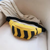 S4C Chest Bag for Men Waist Bag Canvas Male Street Reflective Crossbody Pack