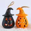 LED Halloween Pumpkin Light Lamp Home Garden Party Outdoor Halloween Decoration Lantern Light New Hooded Scary Skull Lamp