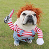 Halloween Dog Costumes Funny Pet Clothes Adjustable Dog Cosplay Costume Sets Novelty Clothing For Medium Large Dogs Bulldog Pug
