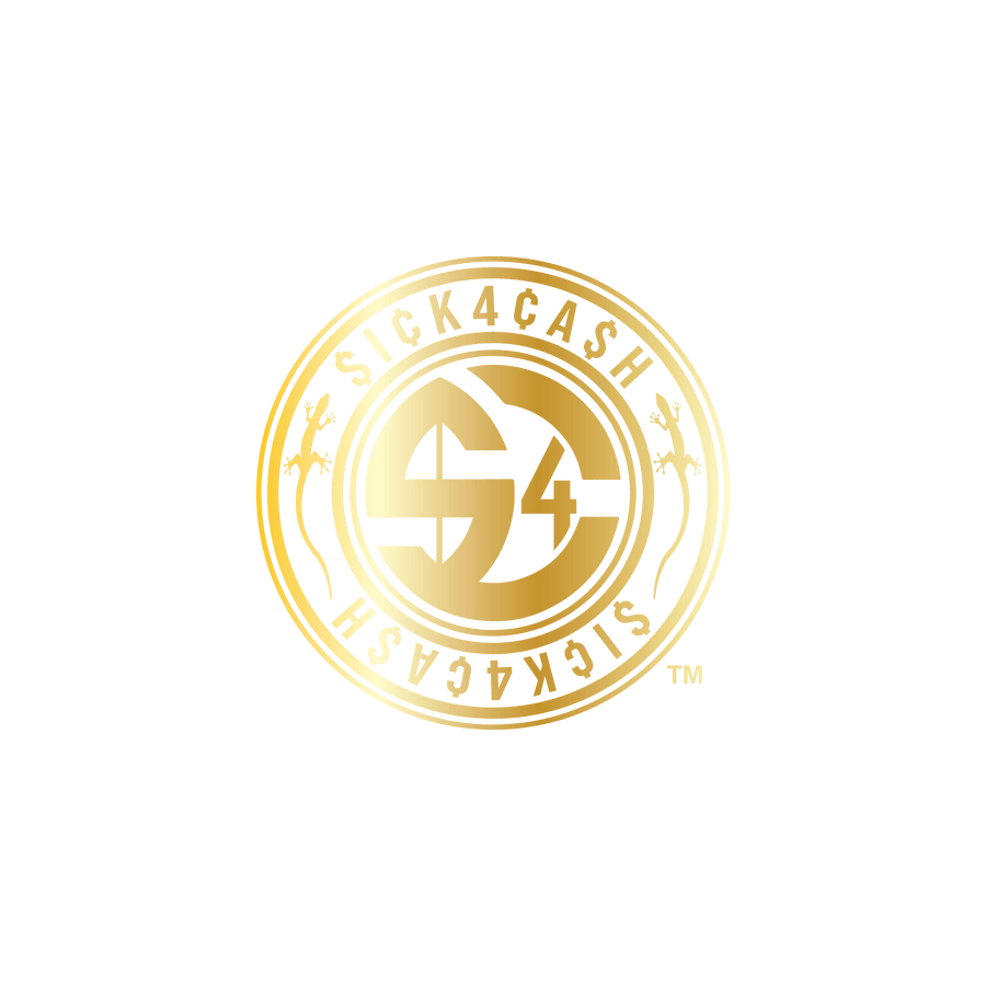 Black and white sneakers with a logo on a white platform