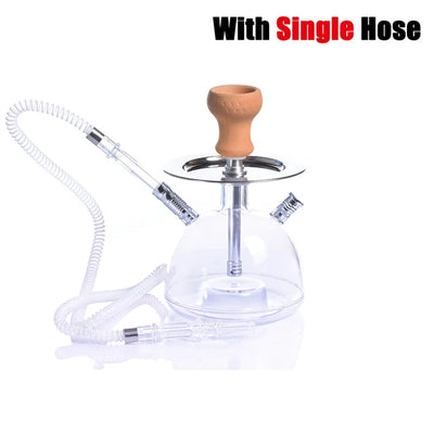 Transparent Acrylic Hookah set with LED Light