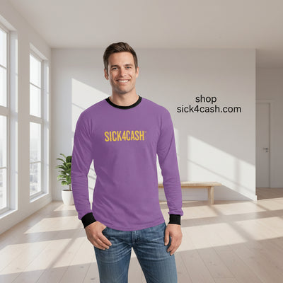 SICK4CASH long sleeve tee -purple
